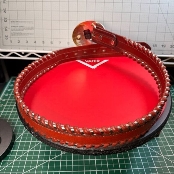 BELT & BUCKLE  |  CRUMRINE® / CIRCLE Y®  |  SILVER LACED BELT  |  MENS 34-US  | - Picture 5 of 15